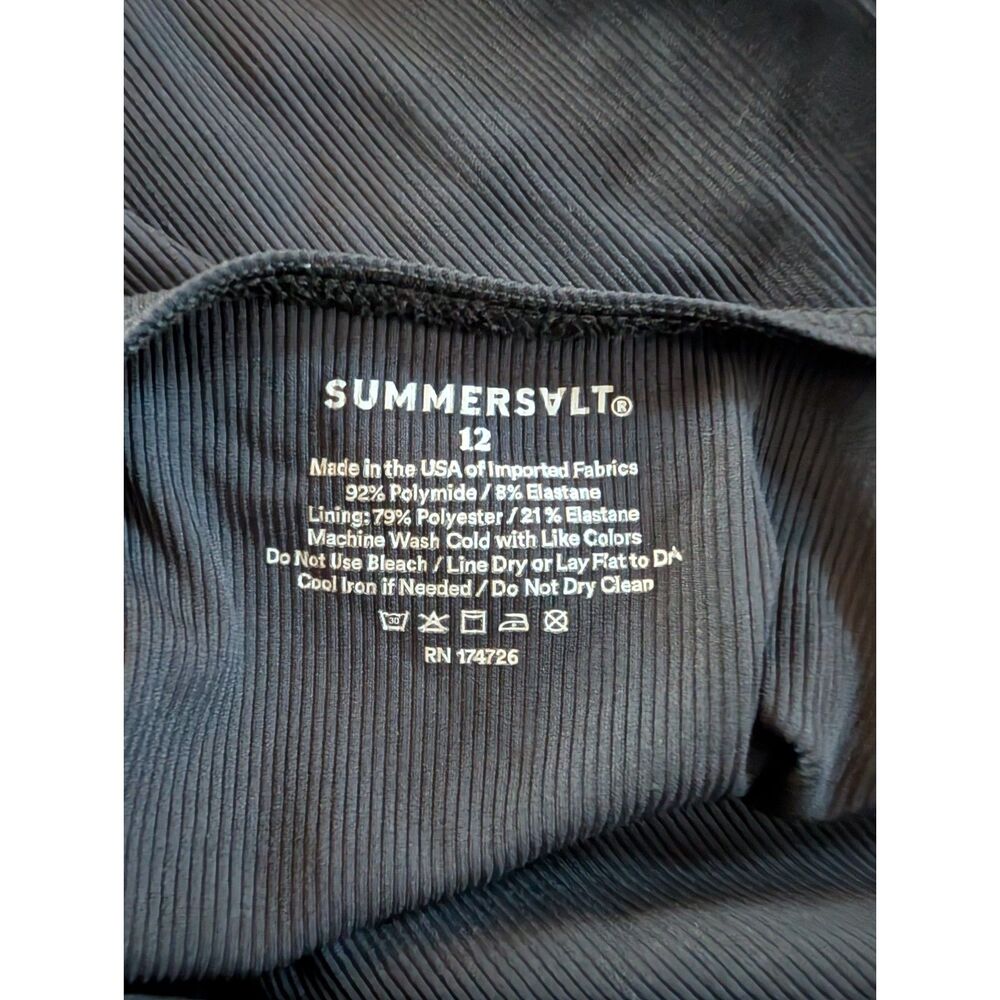 Summersalt Maternity Cinched Current Swimsuit Bla… - image 5